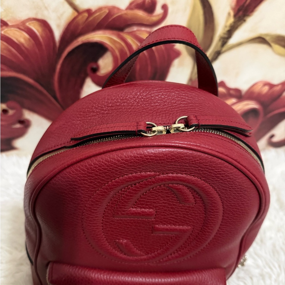 Gucci Soho Leather Chain Backpack - Picture 5 of 15
